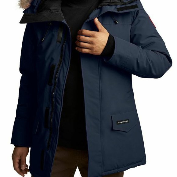 New Canada Goose Langford Fusion Fit Parka Navy - Picture 2 of 3